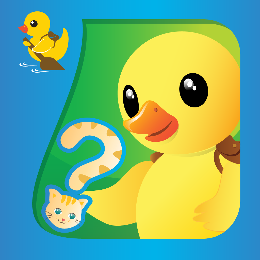 Paddle Duck in Where's Carrie Cat? An Interactive Story